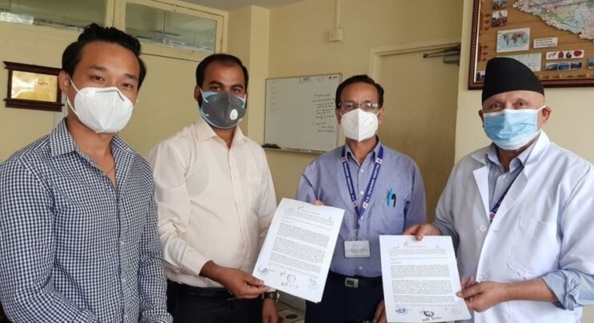 टिचिङमा प्लाज्मा बैंक स्थापनाको लागि सम्झौता हस्ताक्षर